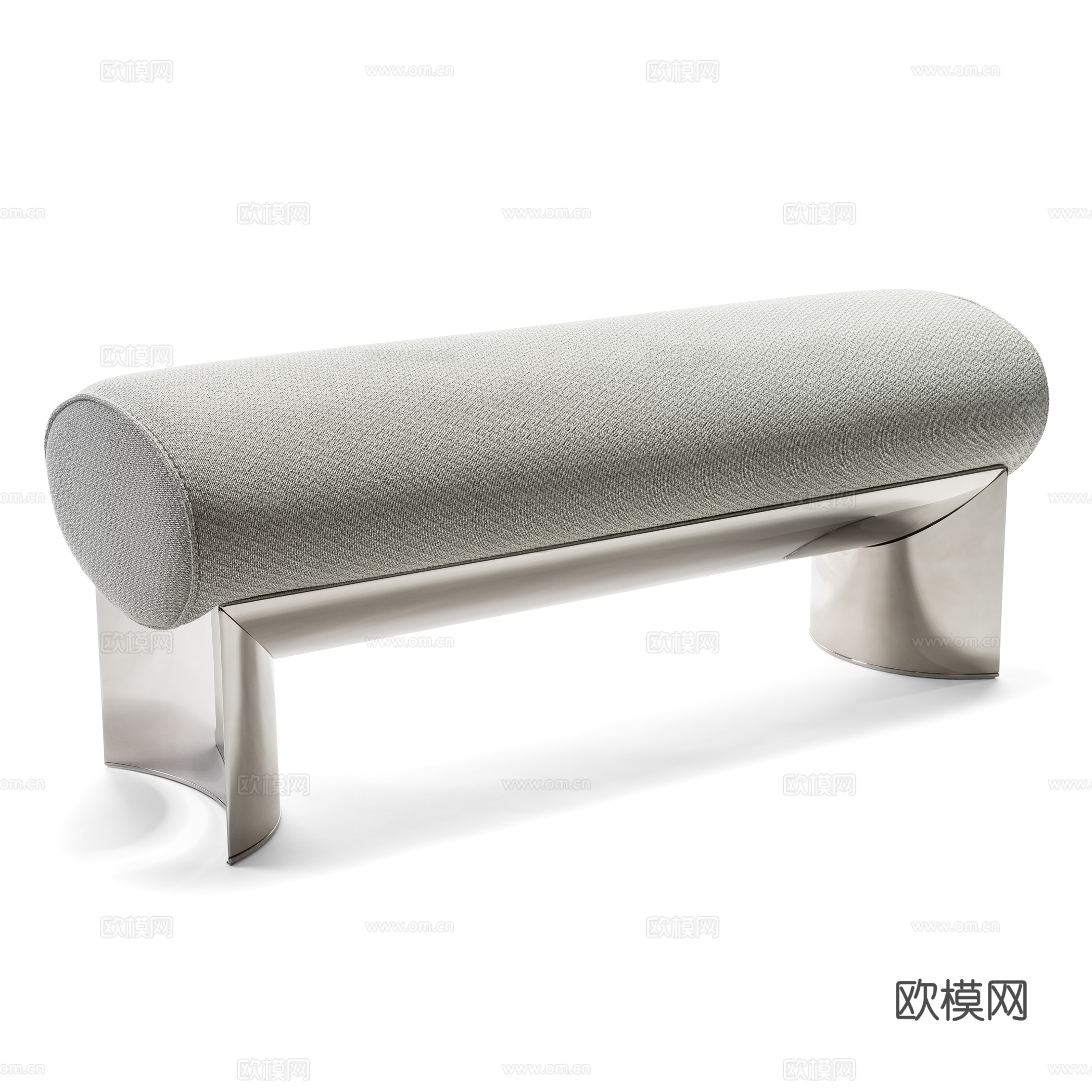 Visionnaire 意式床尾凳3d模型下载（渲染图2）