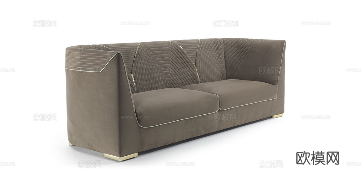VF 意式双人沙发3d模型下载（渲染图3）