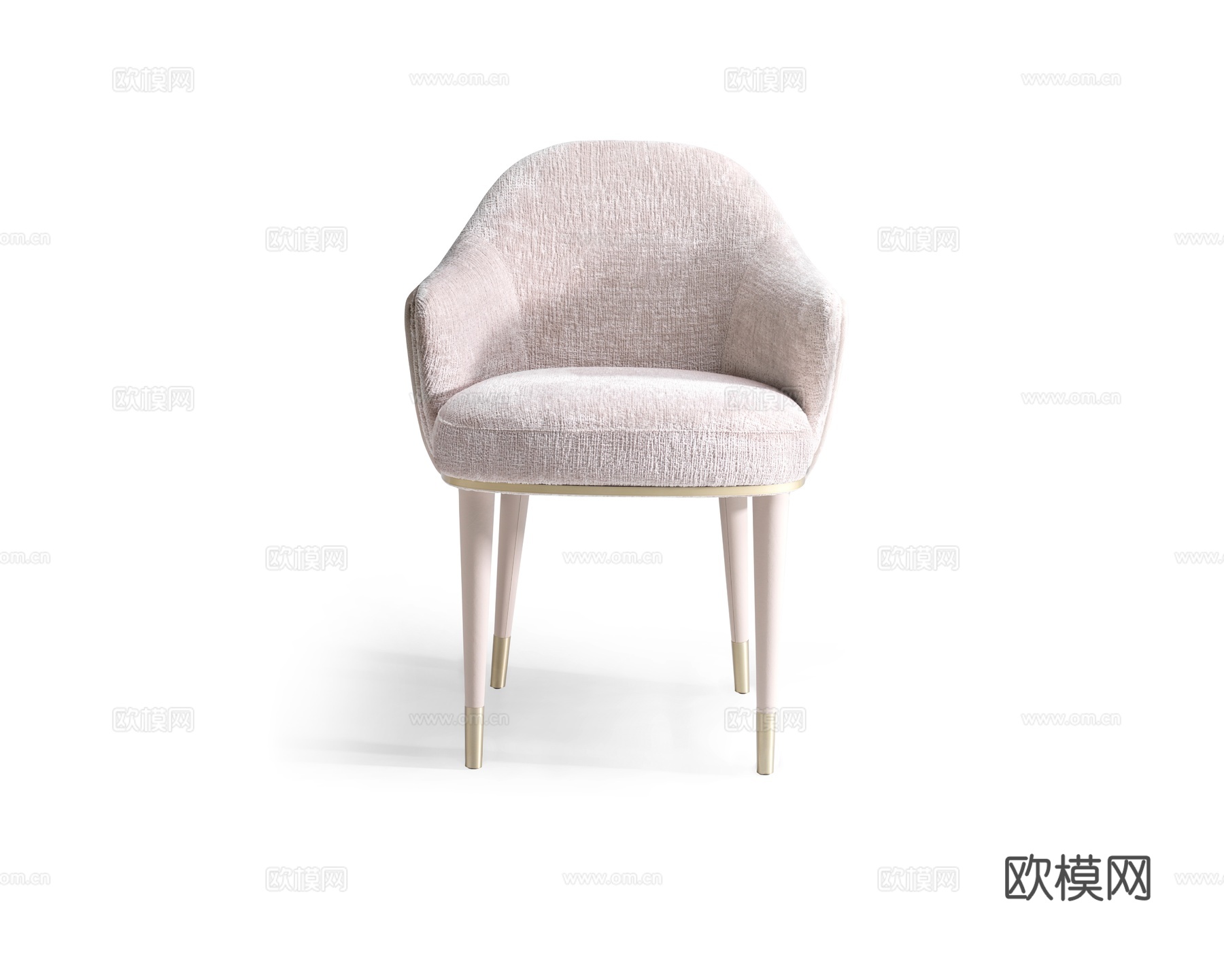 Visionnaire 意式餐椅3d模型下载（渲染图1）