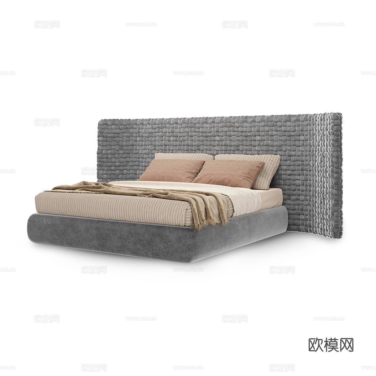 TURRI 双人床3d模型下载（渲染图2）