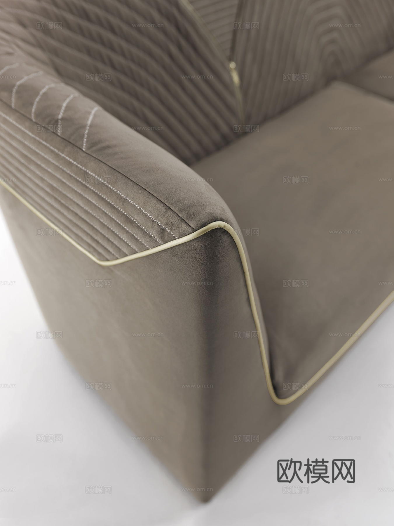VF 意式双人沙发3d模型下载（渲染图2）