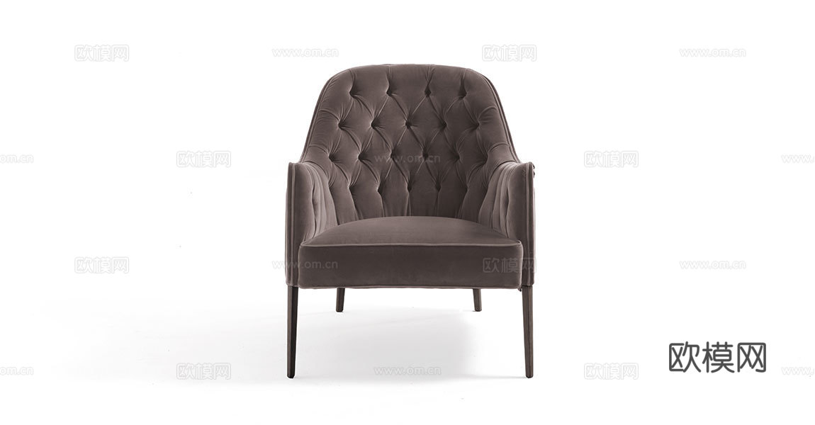 VF 意式休闲椅3d模型下载（渲染图1）