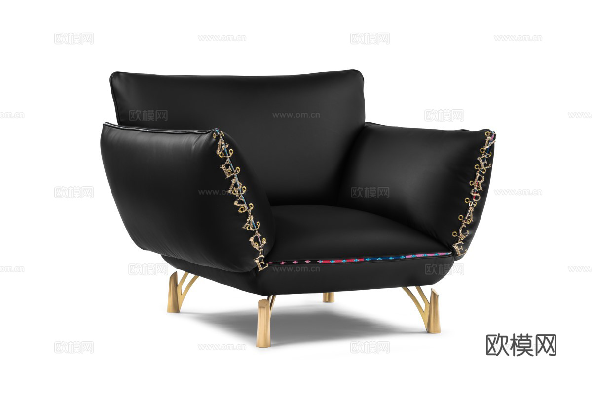 VERSACEA 单人沙发3d模型下载