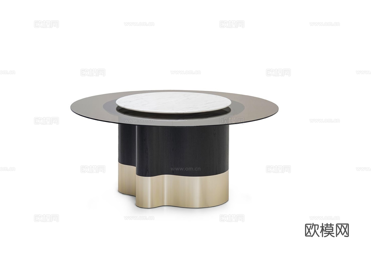 FORMITALIA 圆餐桌3d模型下载（渲染图2）
