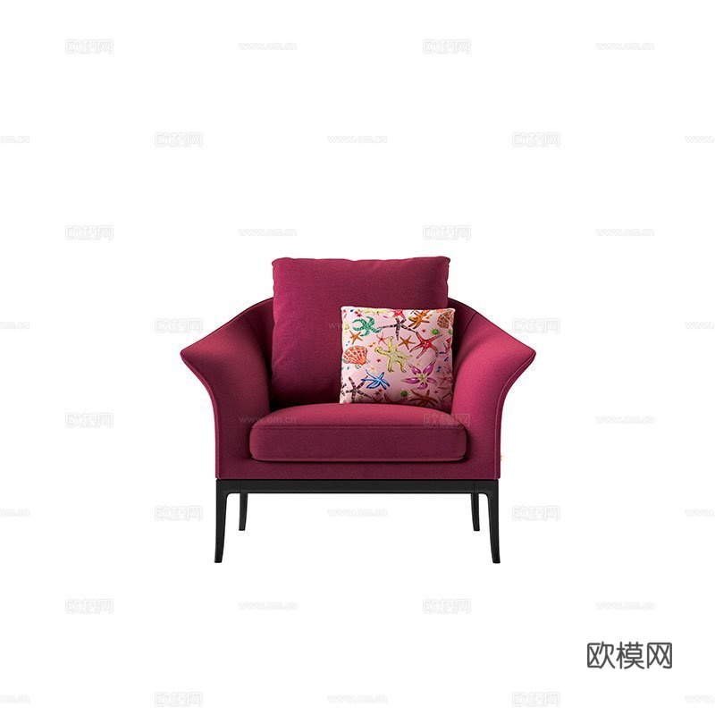 VERSACEA 休闲椅3d模型下载（渲染图2）