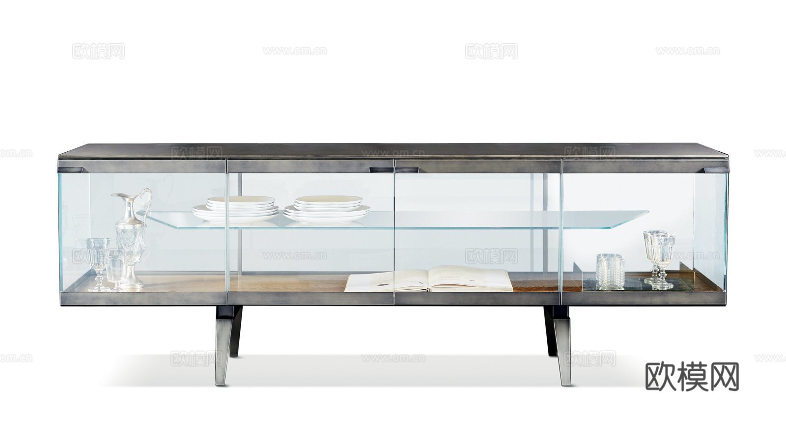 Gallotti&Radice 矮柜 电视柜3d模型下载（渲染图2）