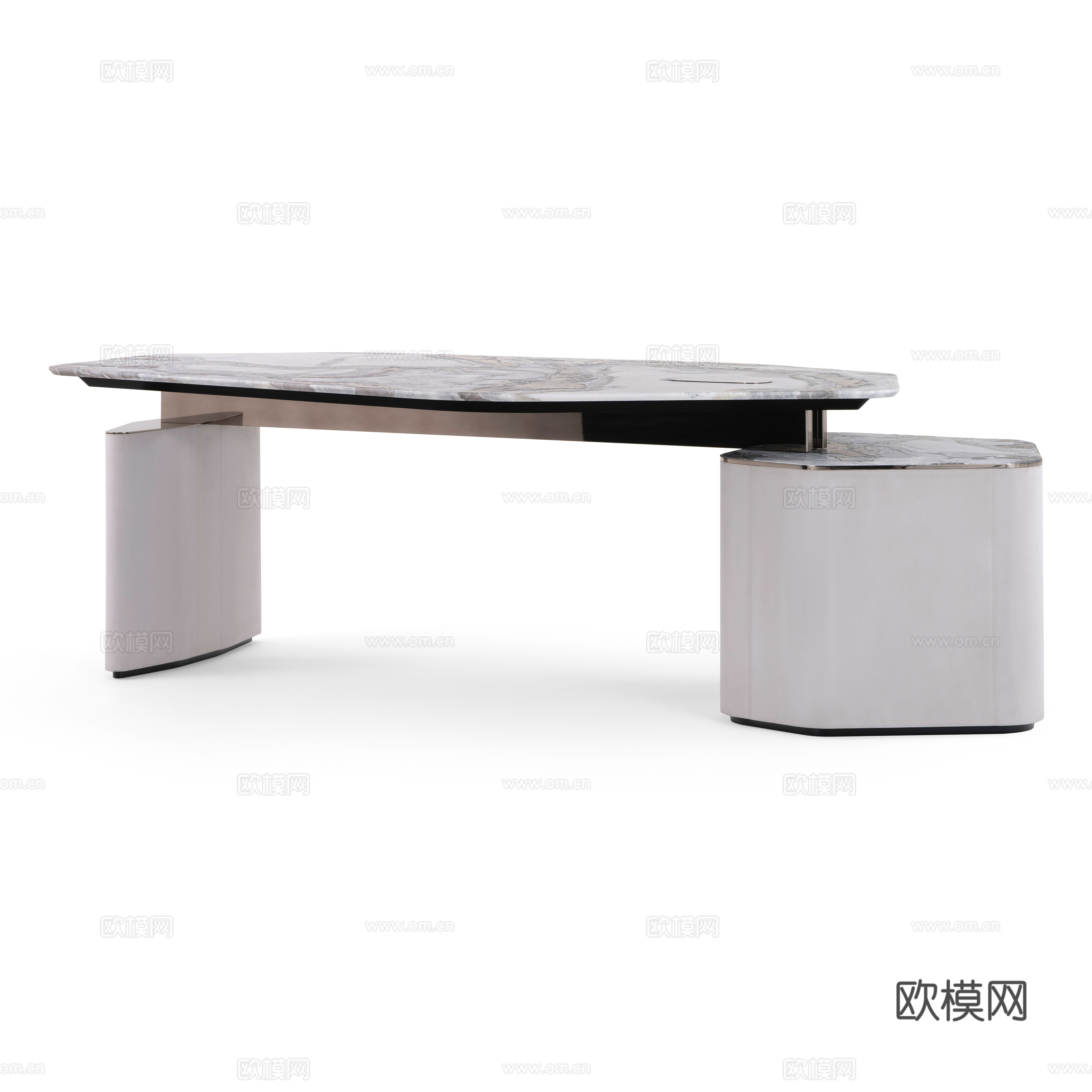 Visionnaire 意式书桌3d模型下载（渲染图1）