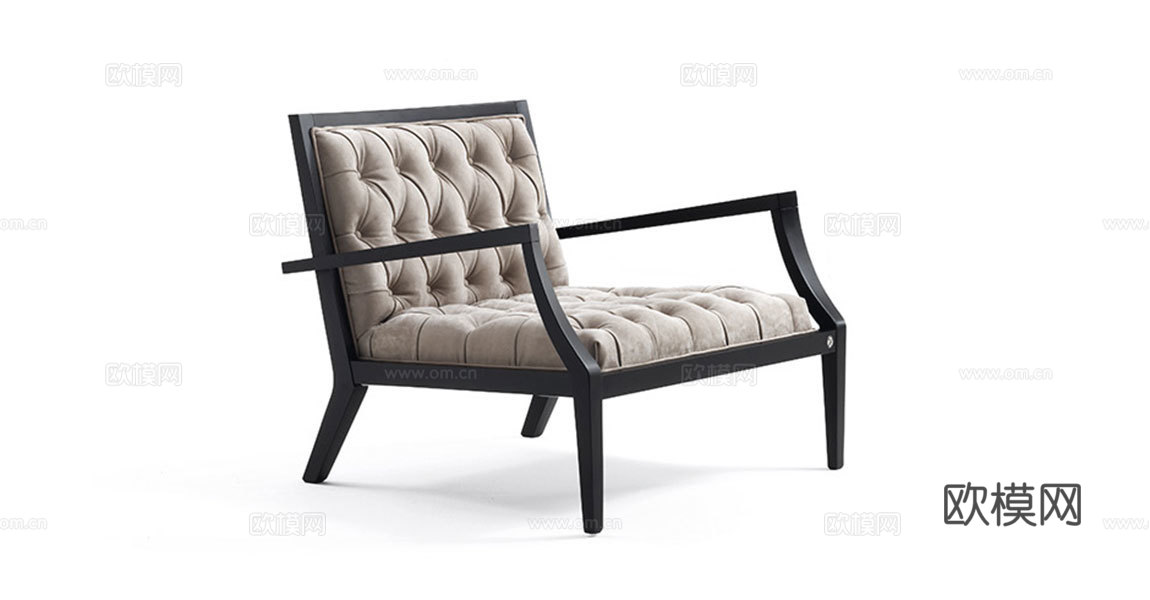 VF 意式扶手椅3d模型下载（渲染图4）