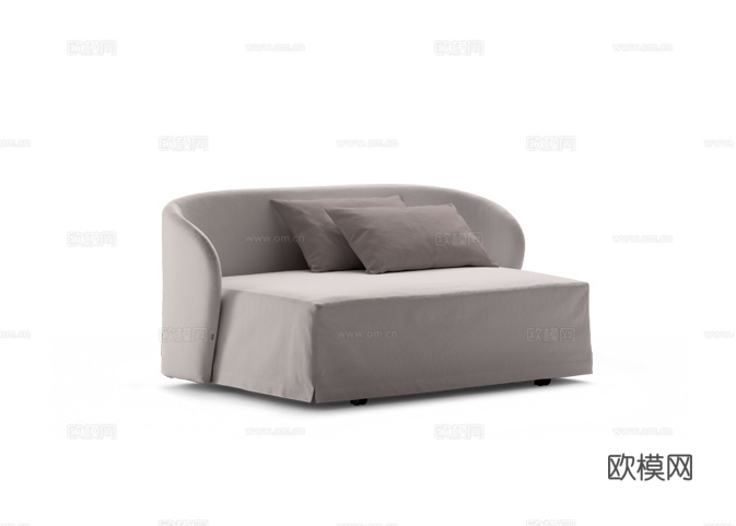 Flou 沙发床 双人沙发3d模型下载