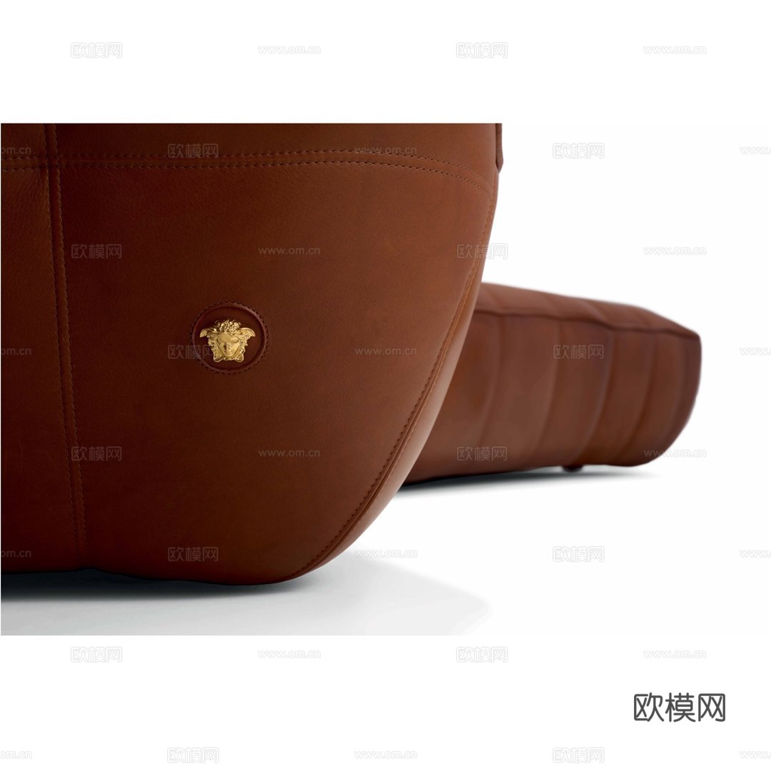 VERSACEA 意式弧形沙发3d模型下载（渲染图4）