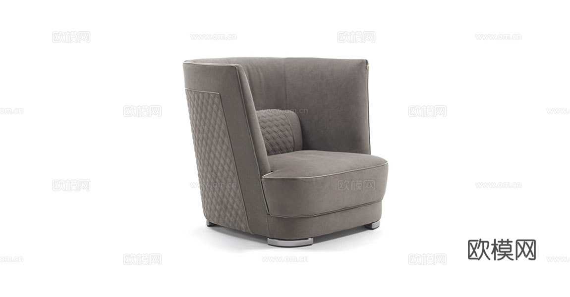 VF 意式单人沙发3d模型下载（渲染图1）