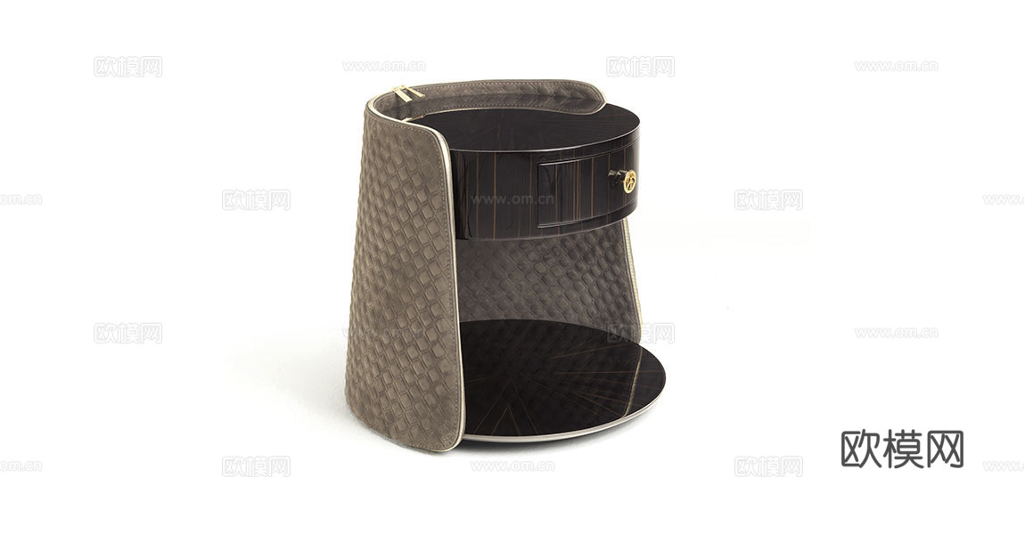 VF 意式床头柜3d模型下载（渲染图2）