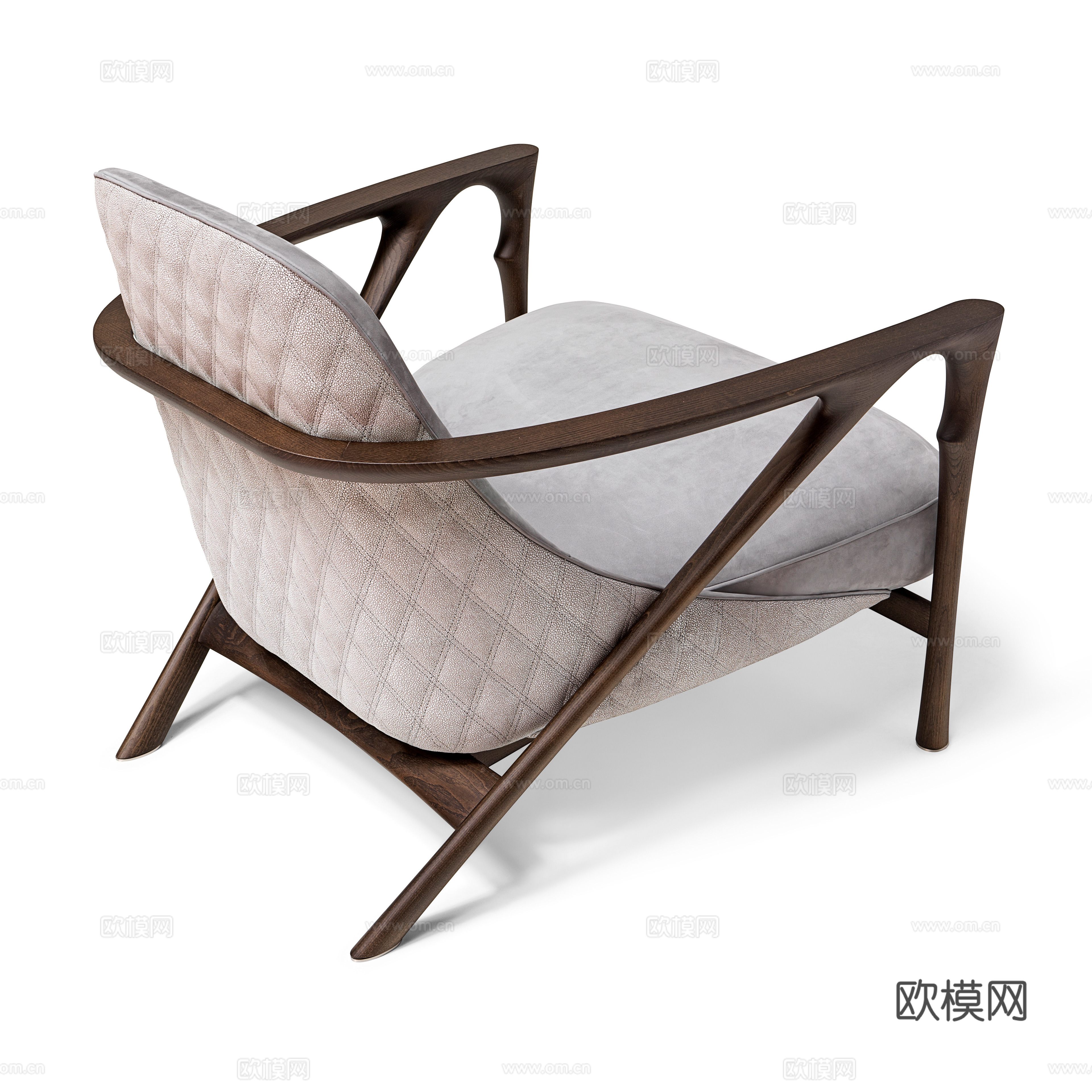 Visionnaire 意式扶手椅3d模型下载（渲染图2）