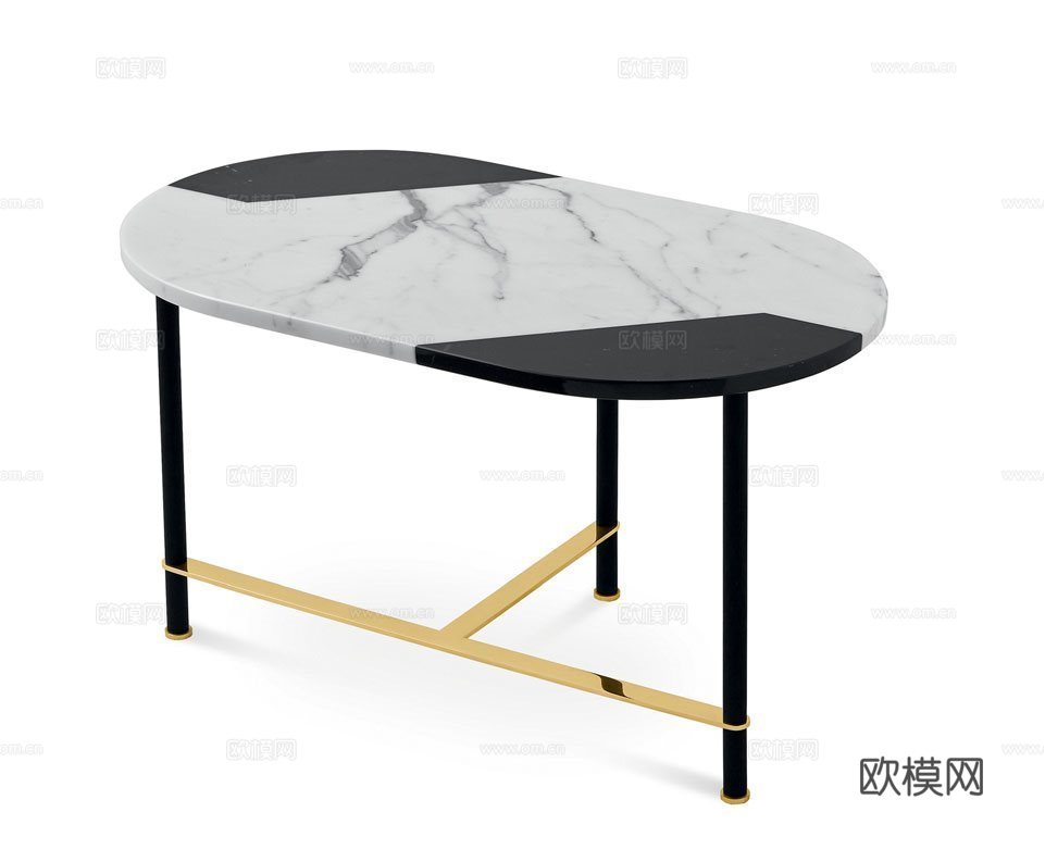 Gallotti&Radice 边几3d模型下载（渲染图1）