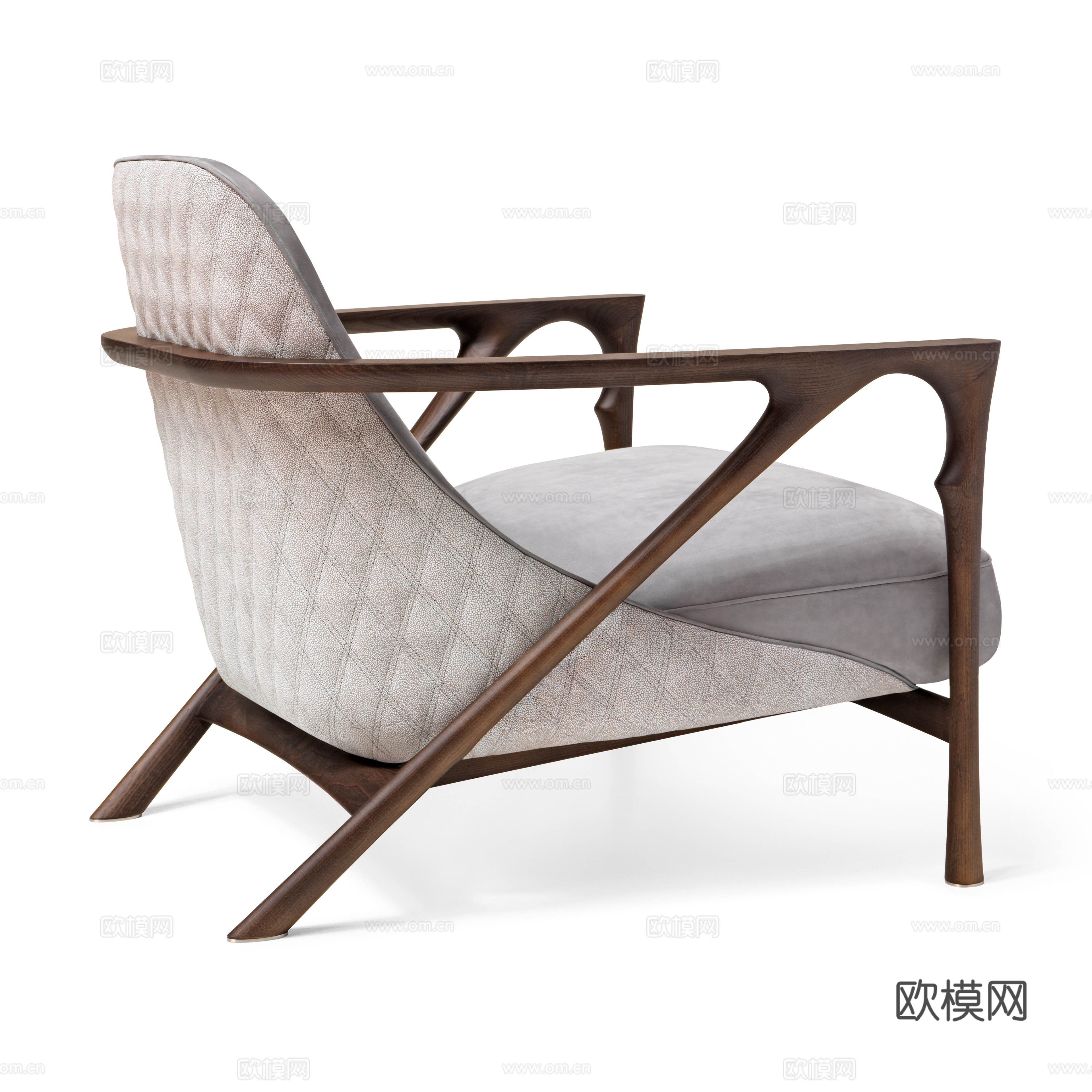 Visionnaire 意式扶手椅3d模型下载（渲染图4）