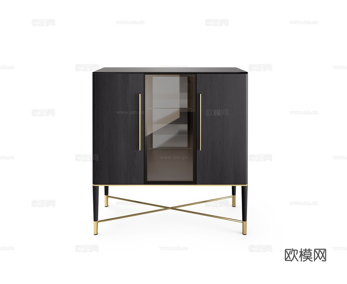 Gallotti&Radice 餐边柜3d模型下载（渲染图1）