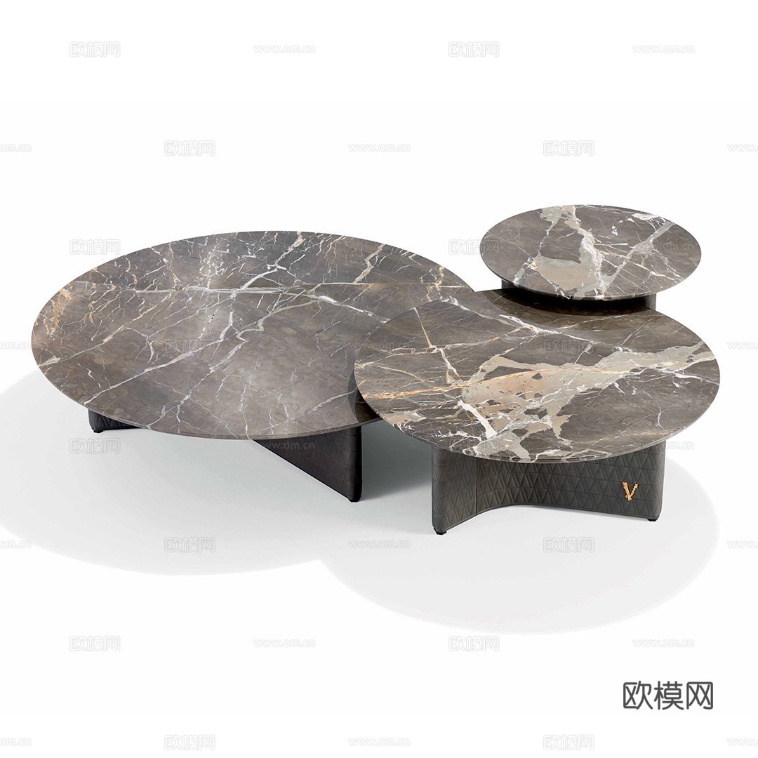 VERSACEA 组合茶几3d模型下载（渲染图2）