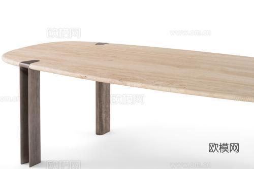 Visionnaire 意式餐桌3d模型下载（渲染图2）