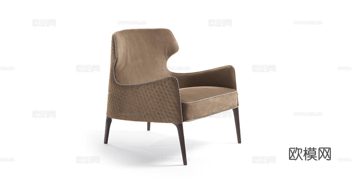 VF 意式休闲椅3d模型下载（渲染图2）