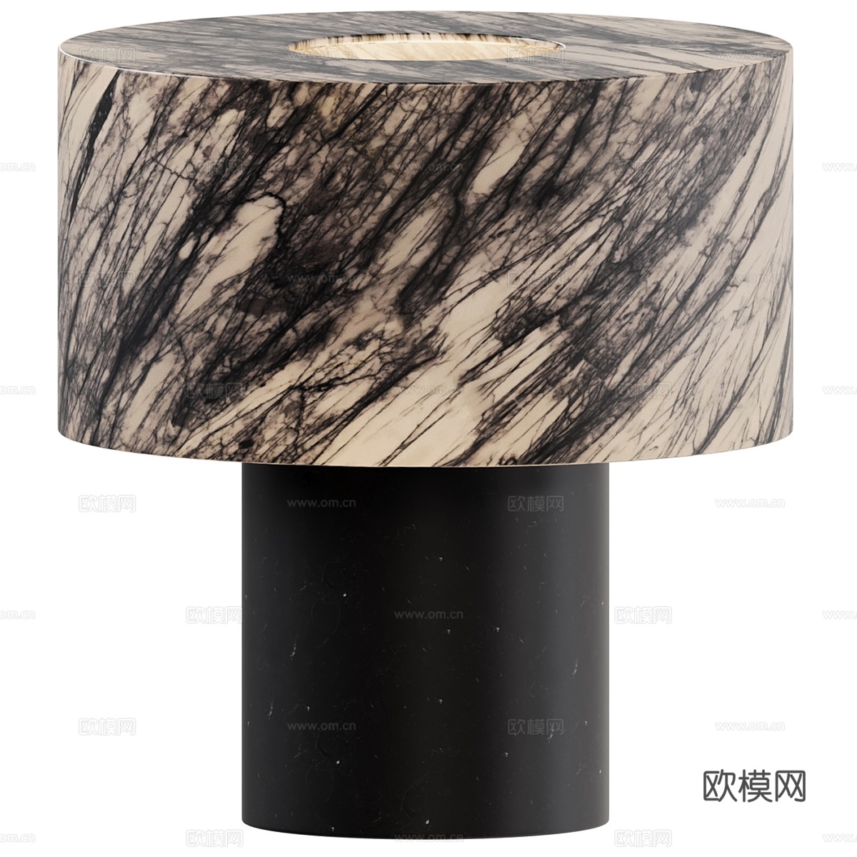 Biso台灯，由Gilles Caffier设计3d模型
