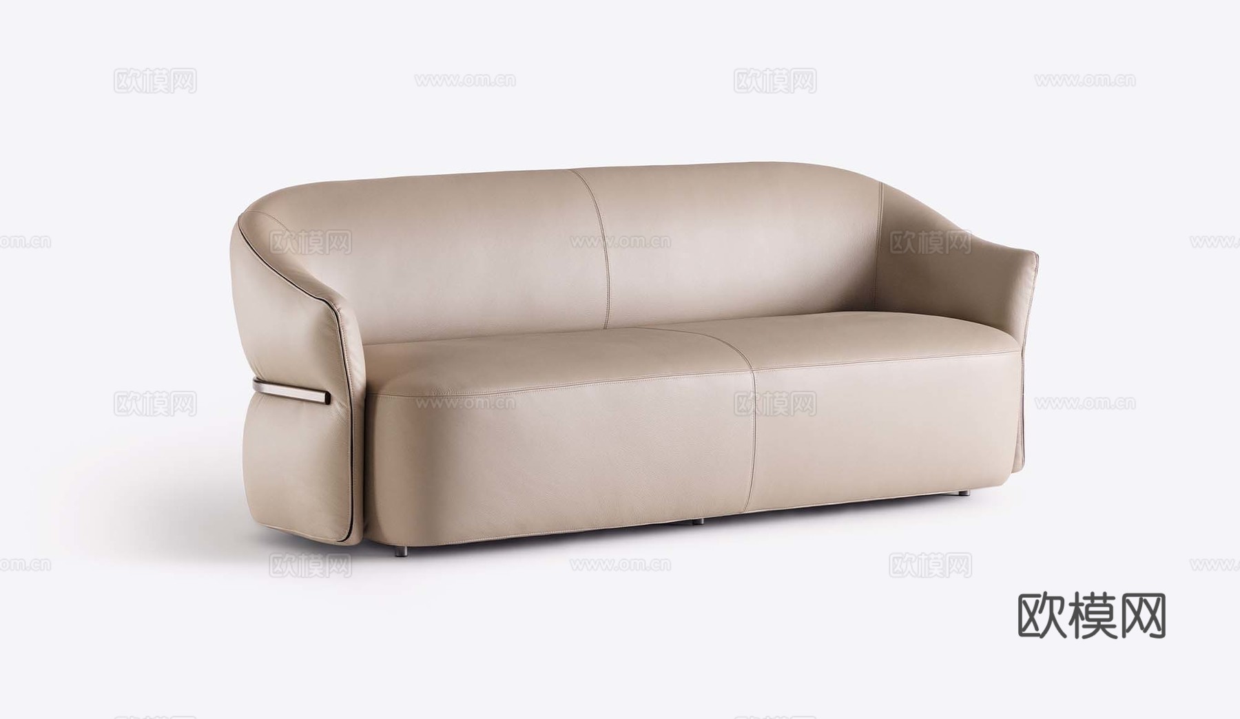 Flou 双人沙发3d模型下载