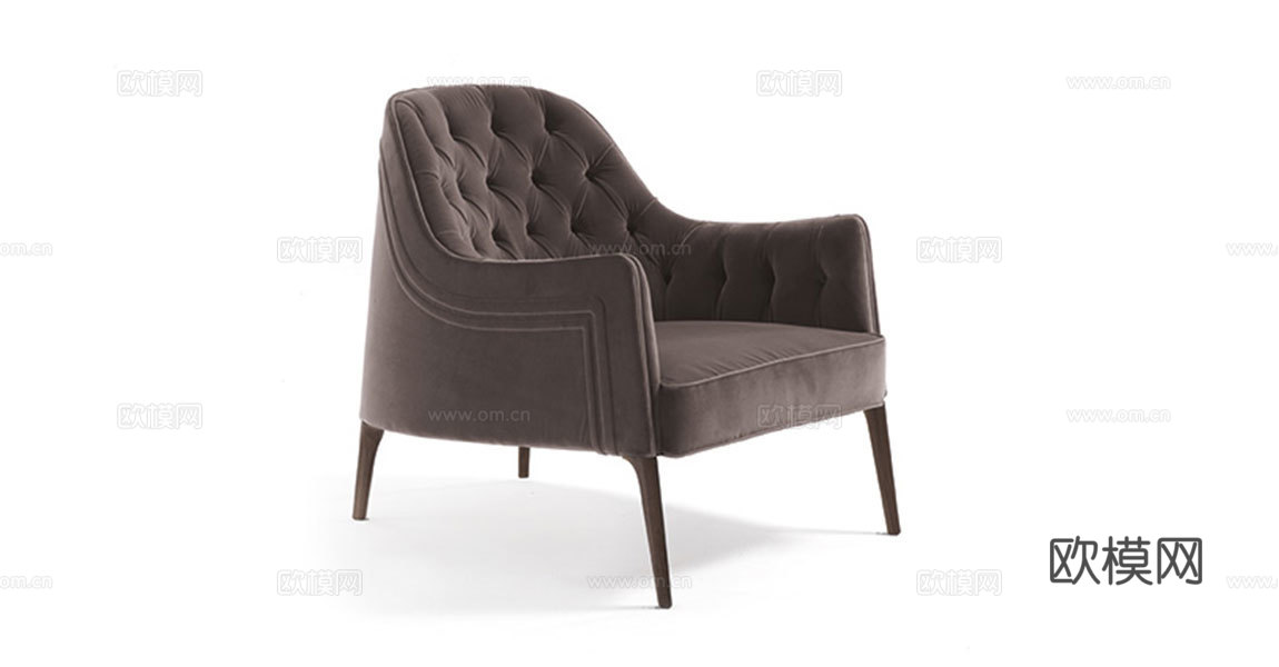 VF 意式扶手椅3d模型下载（渲染图6）