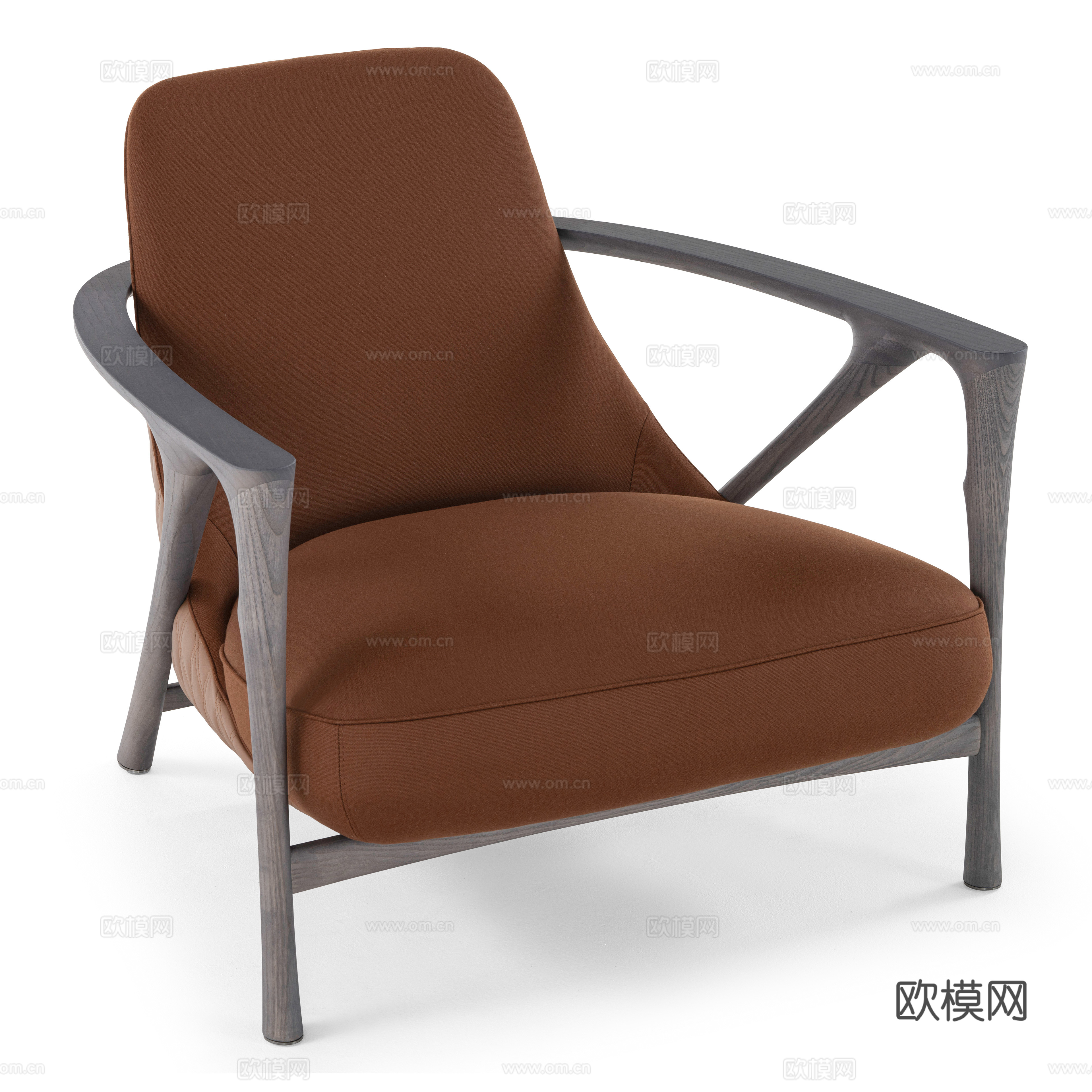 Visionnaire 意式扶手椅3d模型下载（渲染图5）