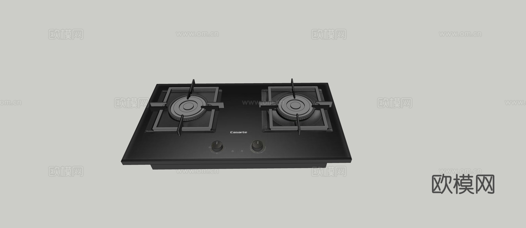 厨房灶具su模型