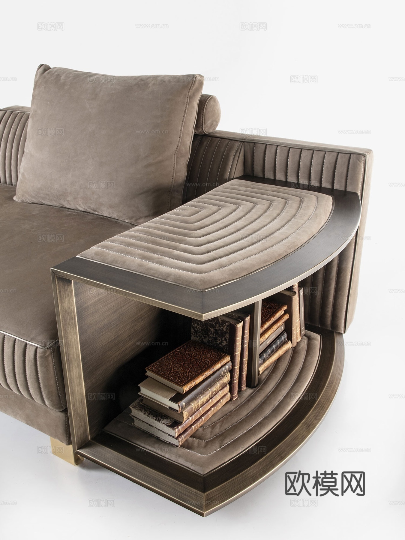 VF 意式转角沙发3d模型下载（渲染图3）