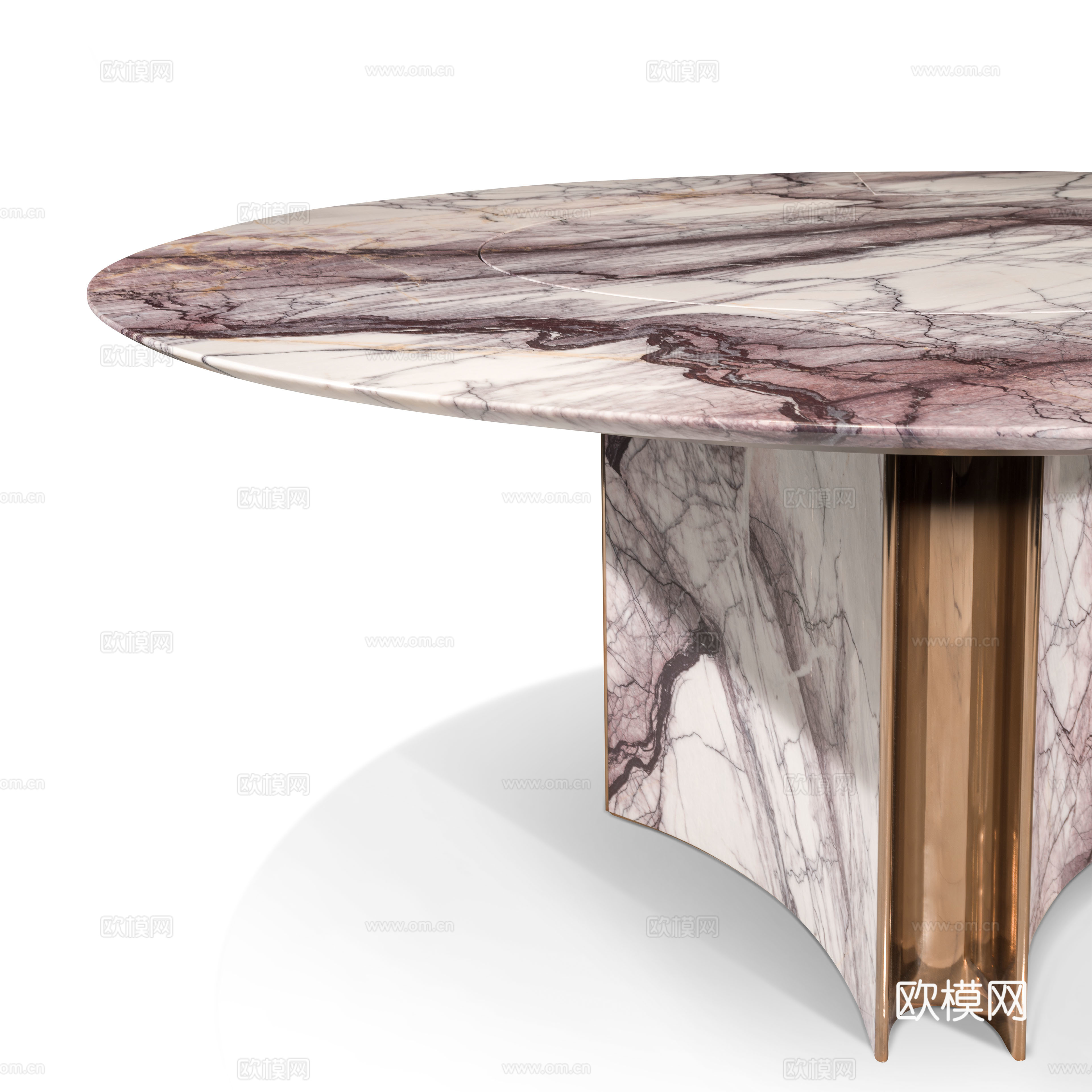 Visionnaire 意式圆餐桌3d模型下载（渲染图2）