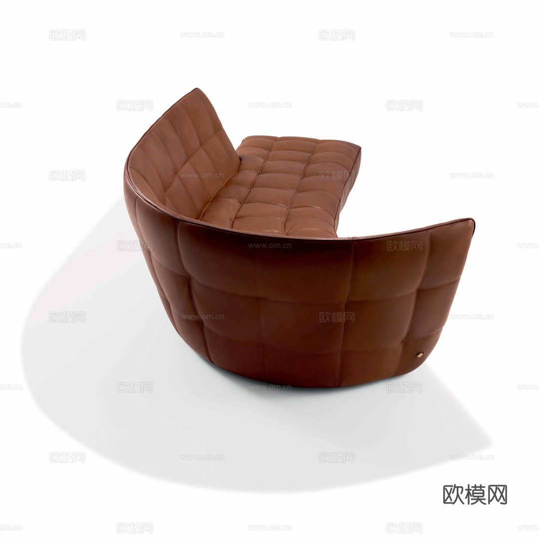 VERSACEA 意式弧形沙发3d模型下载（渲染图2）