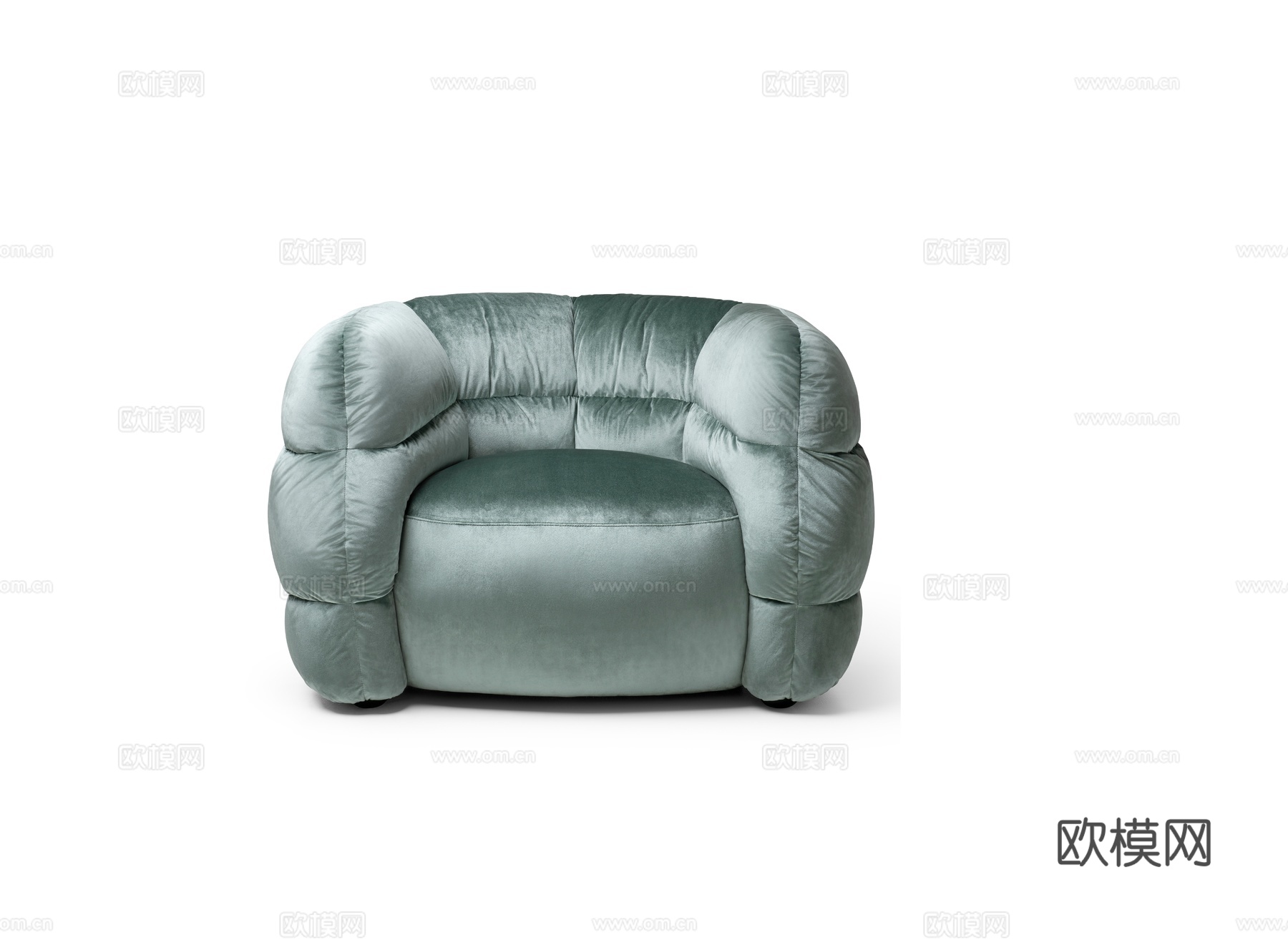 Visionnaire 意式单人沙发3d模型下载（渲染图1）