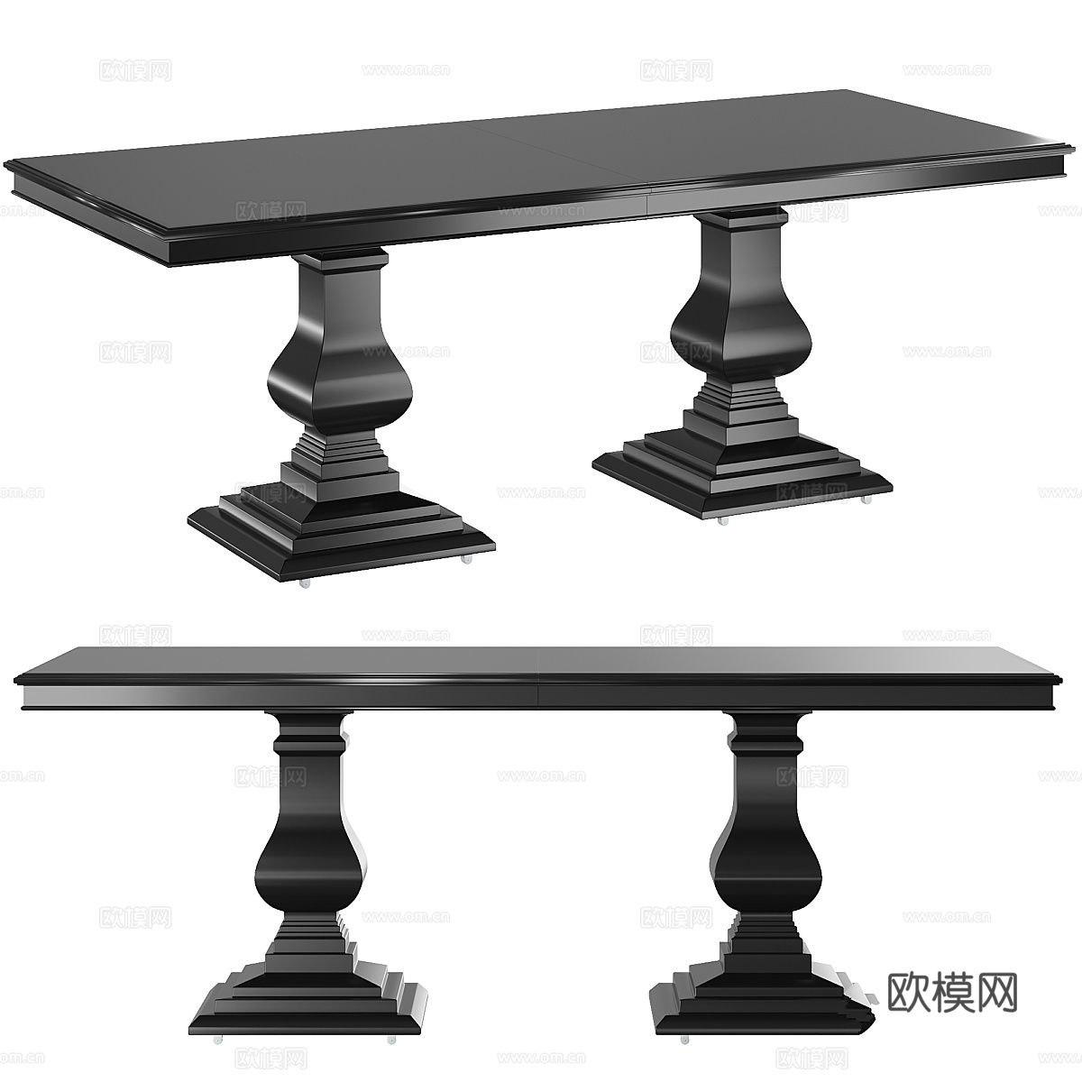 dantonehome 餐桌 Classic 210x903d模型