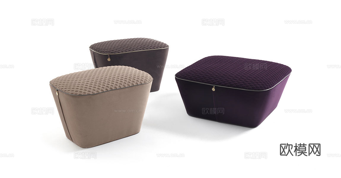 VF 意式沙发凳3d模型下载（渲染图1）