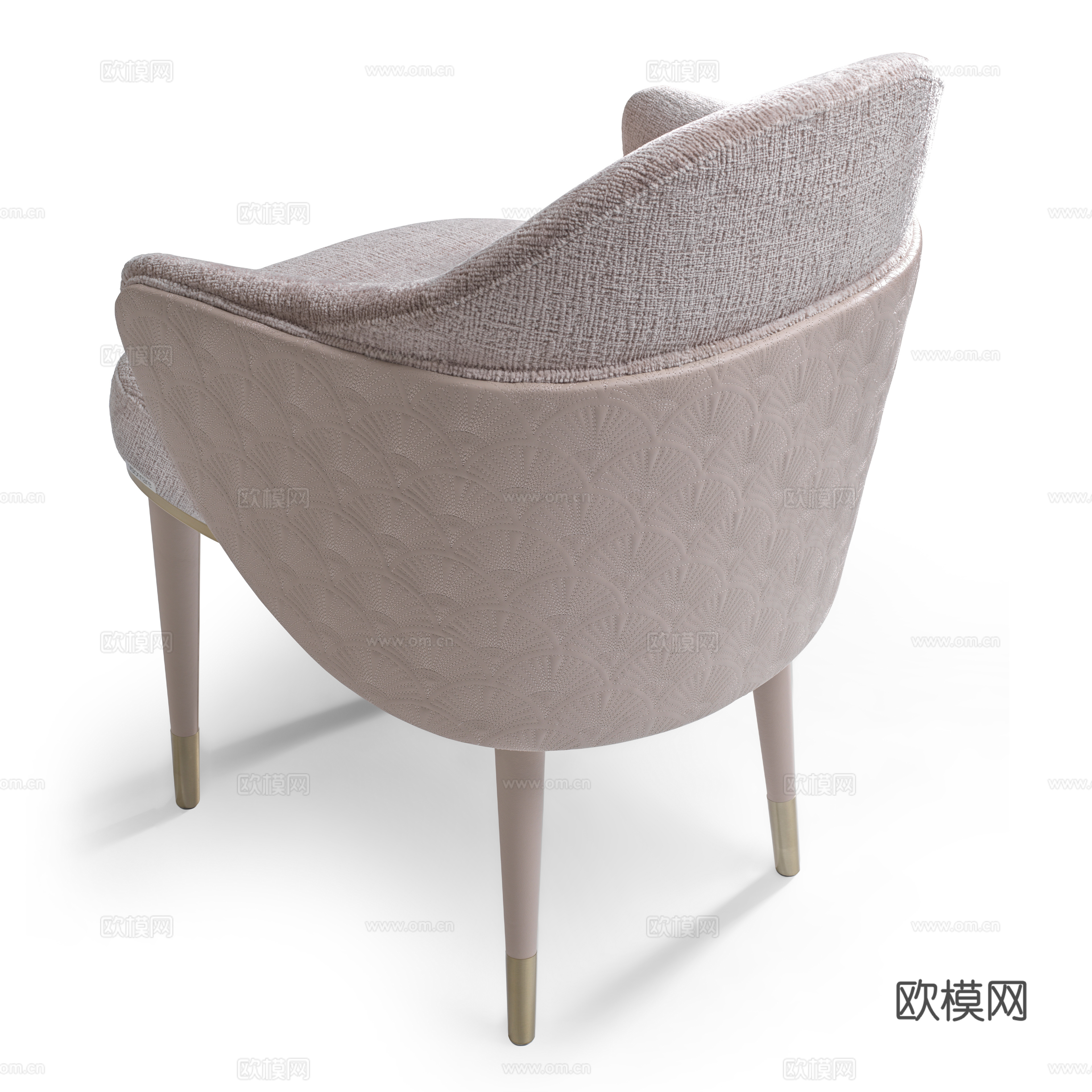 Visionnaire 意式餐椅3d模型下载（渲染图4）