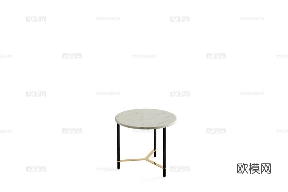 Gallotti&Radice 角几 边几3d模型下载（渲染图6）