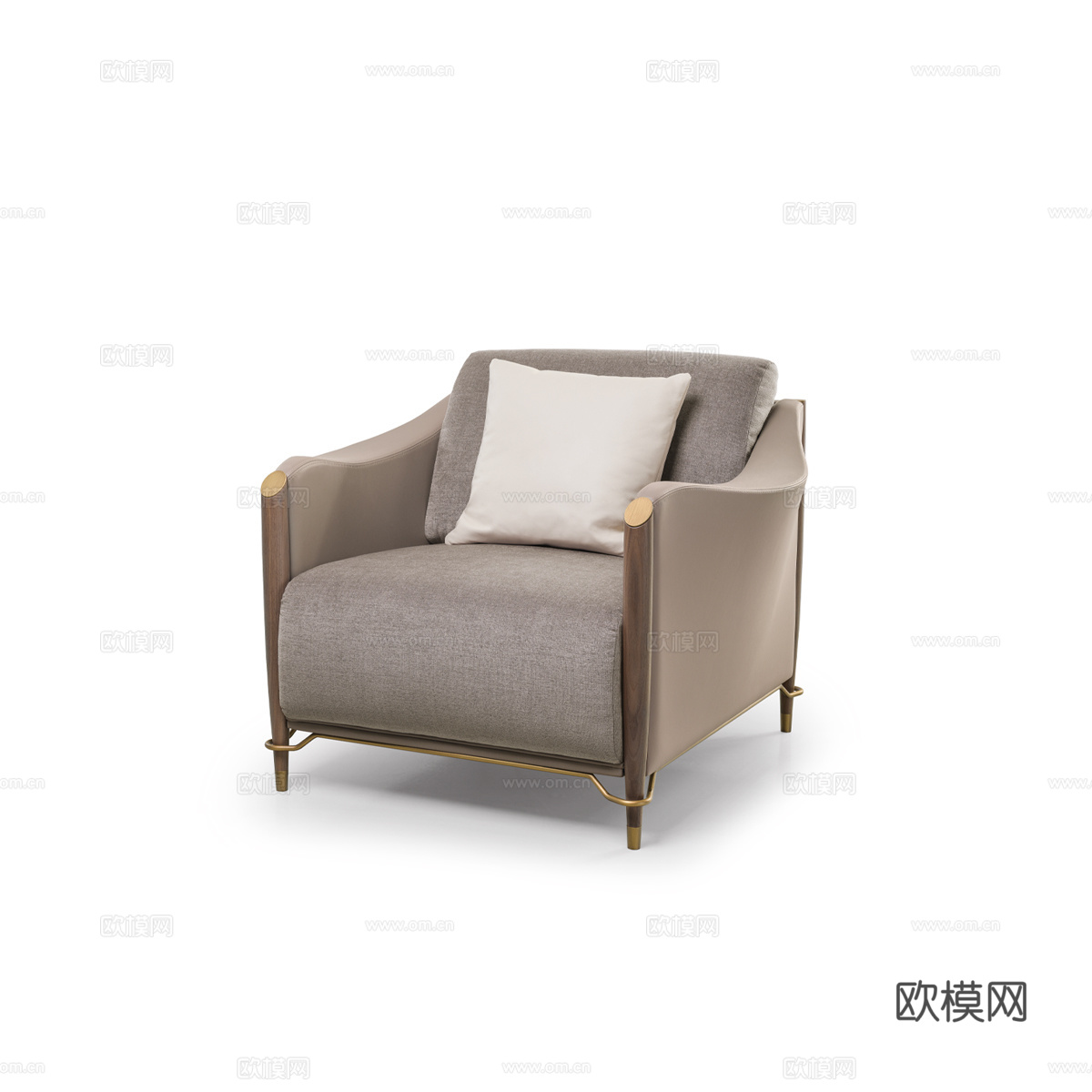 TURRI 单人沙发3d模型下载（渲染图1）