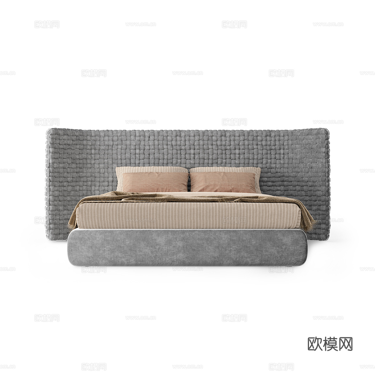 TURRI 双人床3d模型下载（渲染图1）