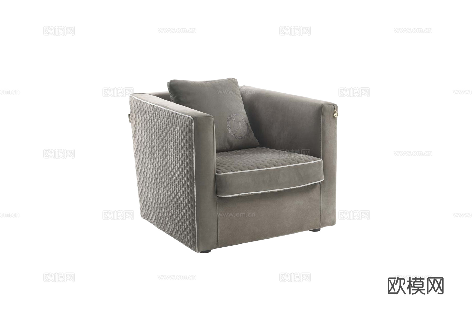 VF 意式单人沙发3d模型下载（渲染图2）