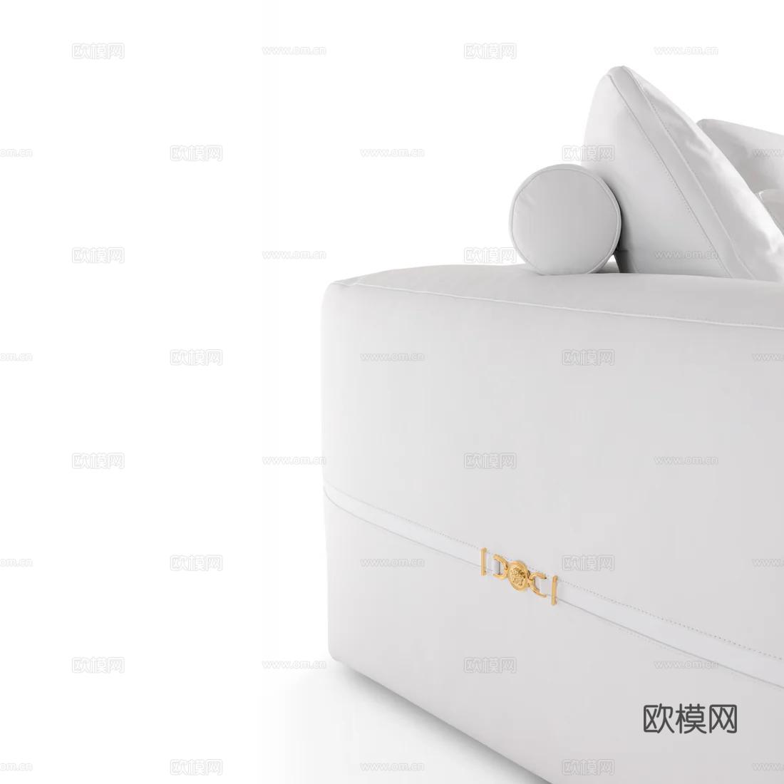 VERSACEA 意式双人沙发3d模型下载（渲染图3）