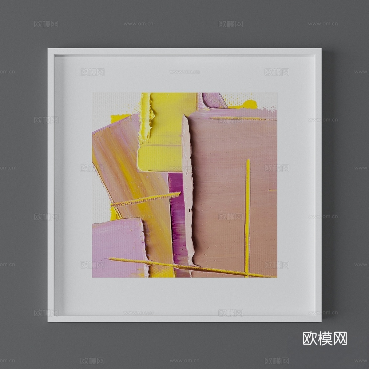 抽象画作系列 183d模型