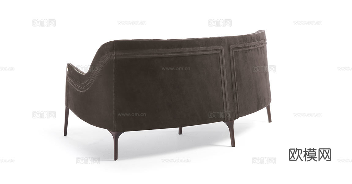 VF 意式双人沙发3d模型下载（渲染图2）