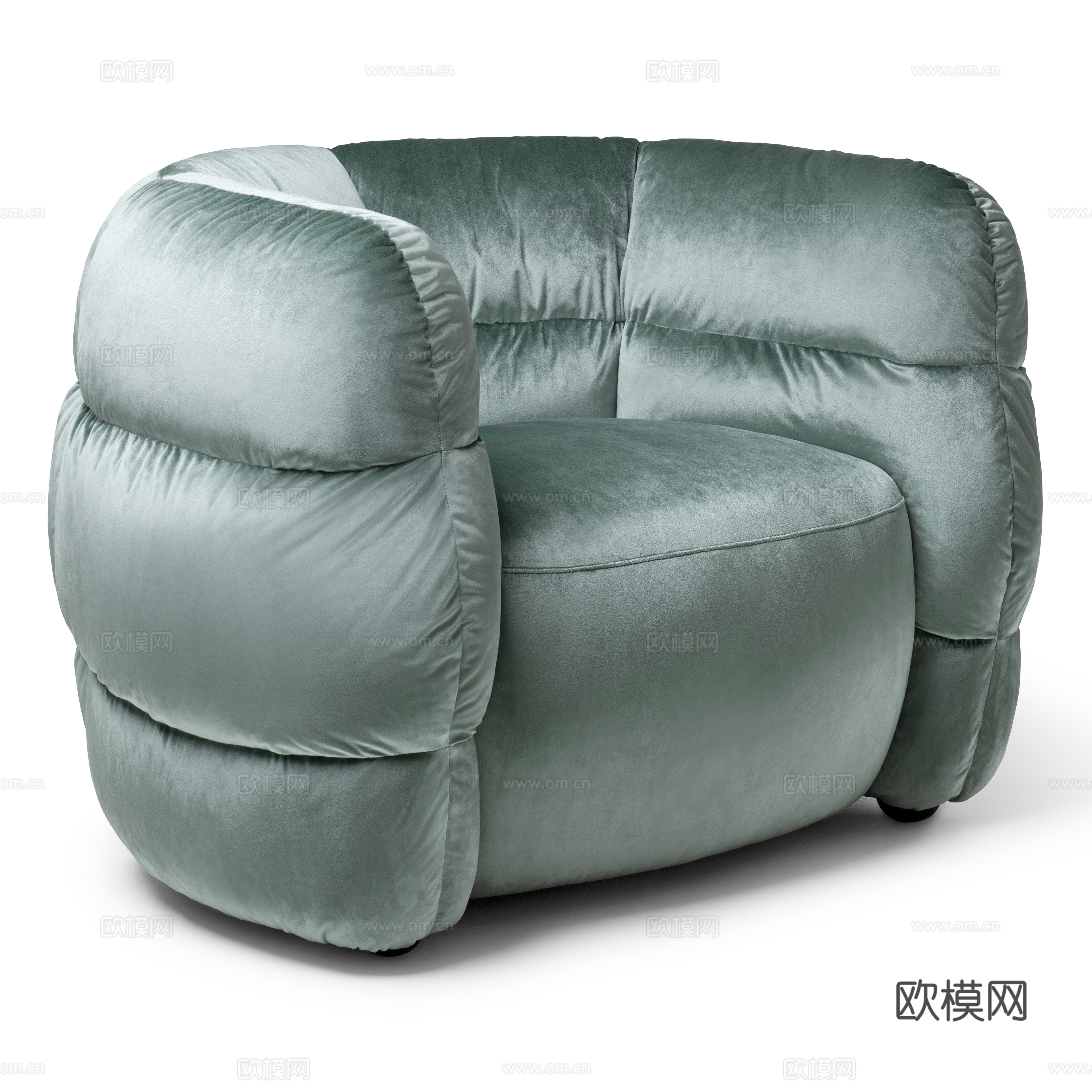 Visionnaire 意式单人沙发3d模型下载（渲染图4）