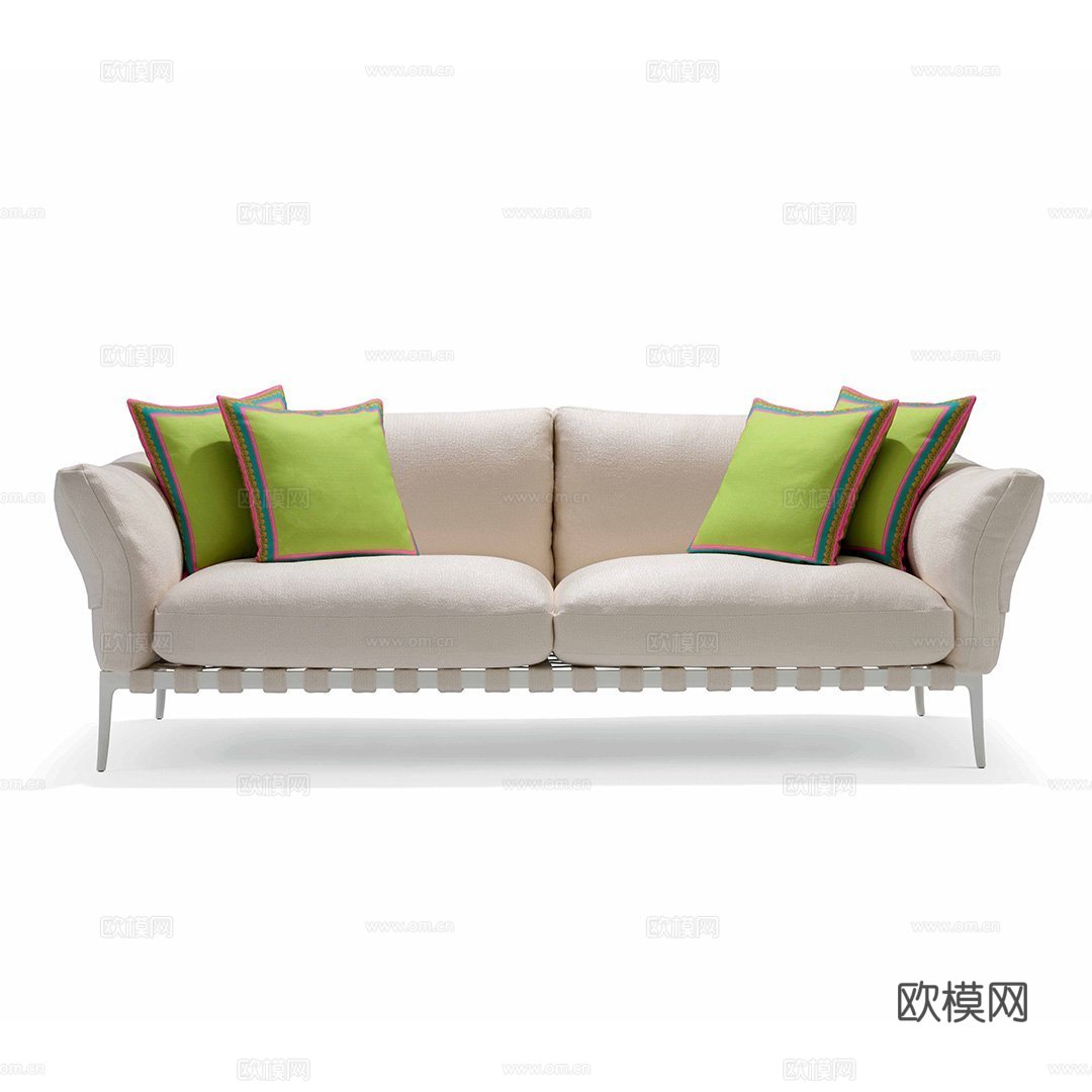 VERSACEA 双人沙发3d模型下载（渲染图1）