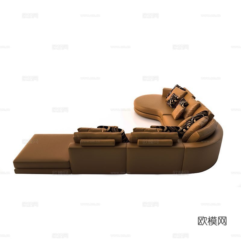 VERSACEA 意式转角沙发3d模型下载