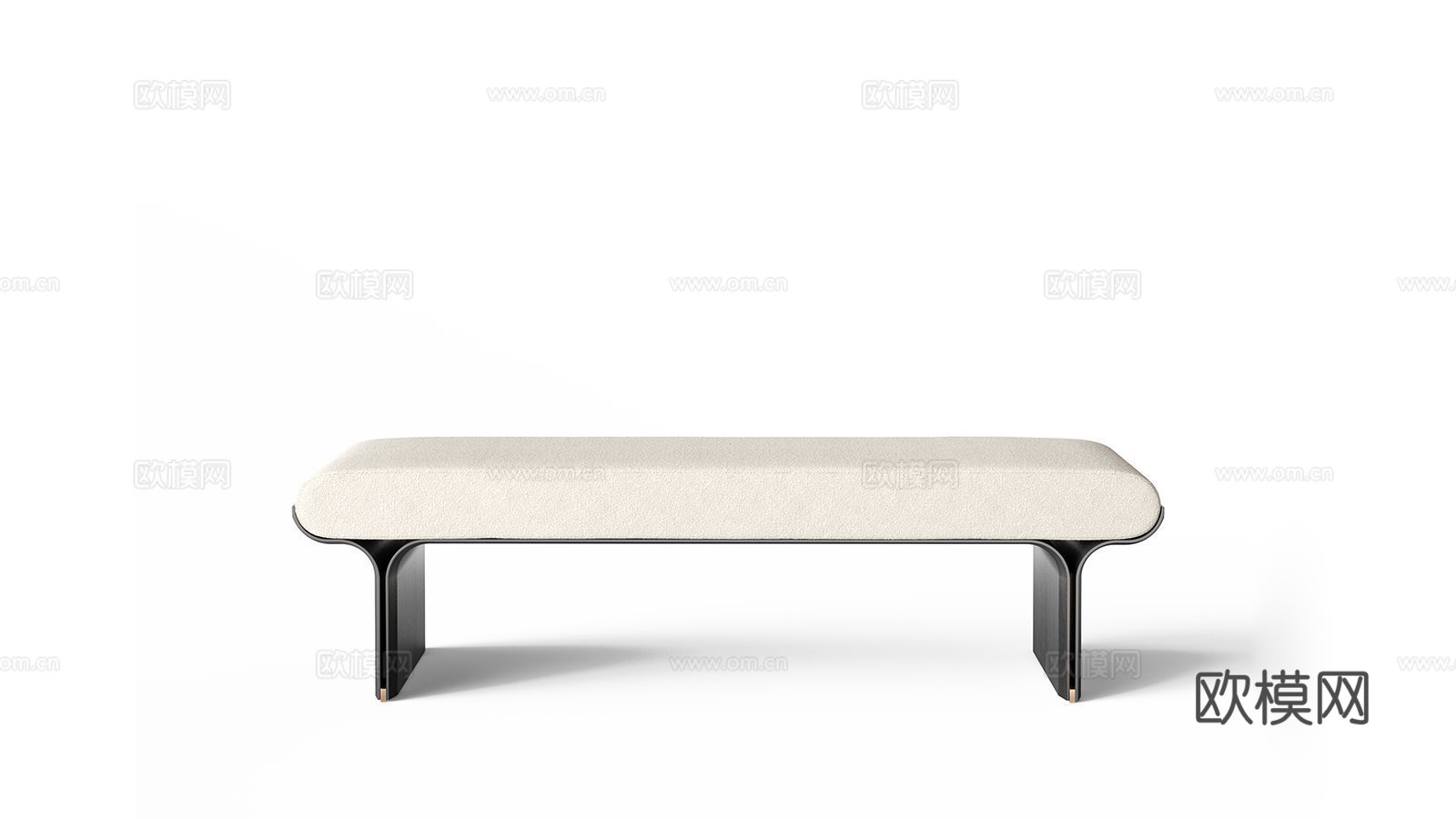 Gallotti&Radice 床尾凳3d模型下载（渲染图1）