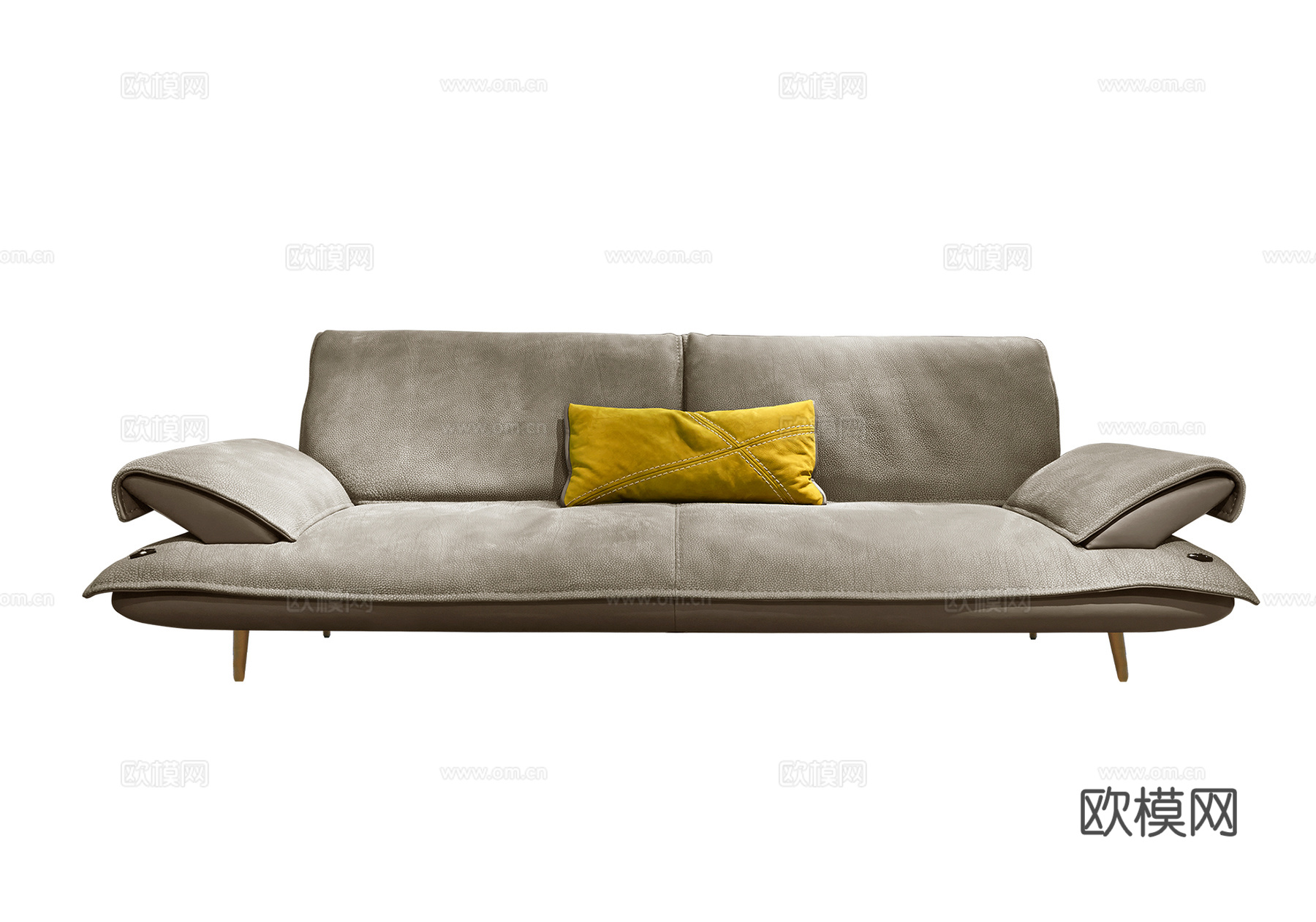 GAMMA 双人沙发3d模型下载（渲染图1）