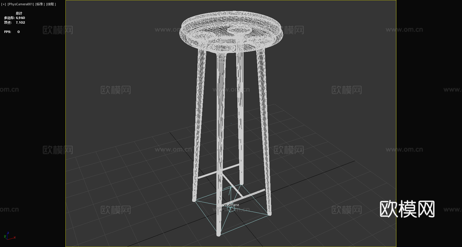 凳子 坐凳 吧台凳 高脚凳3d模型