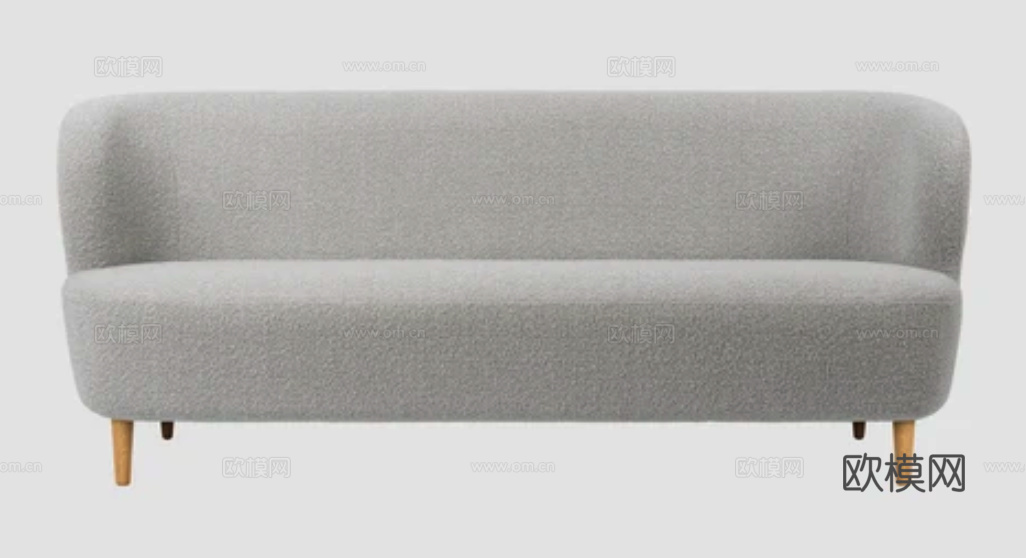 GUBI 双人沙发3d模型下载（渲染图3）
