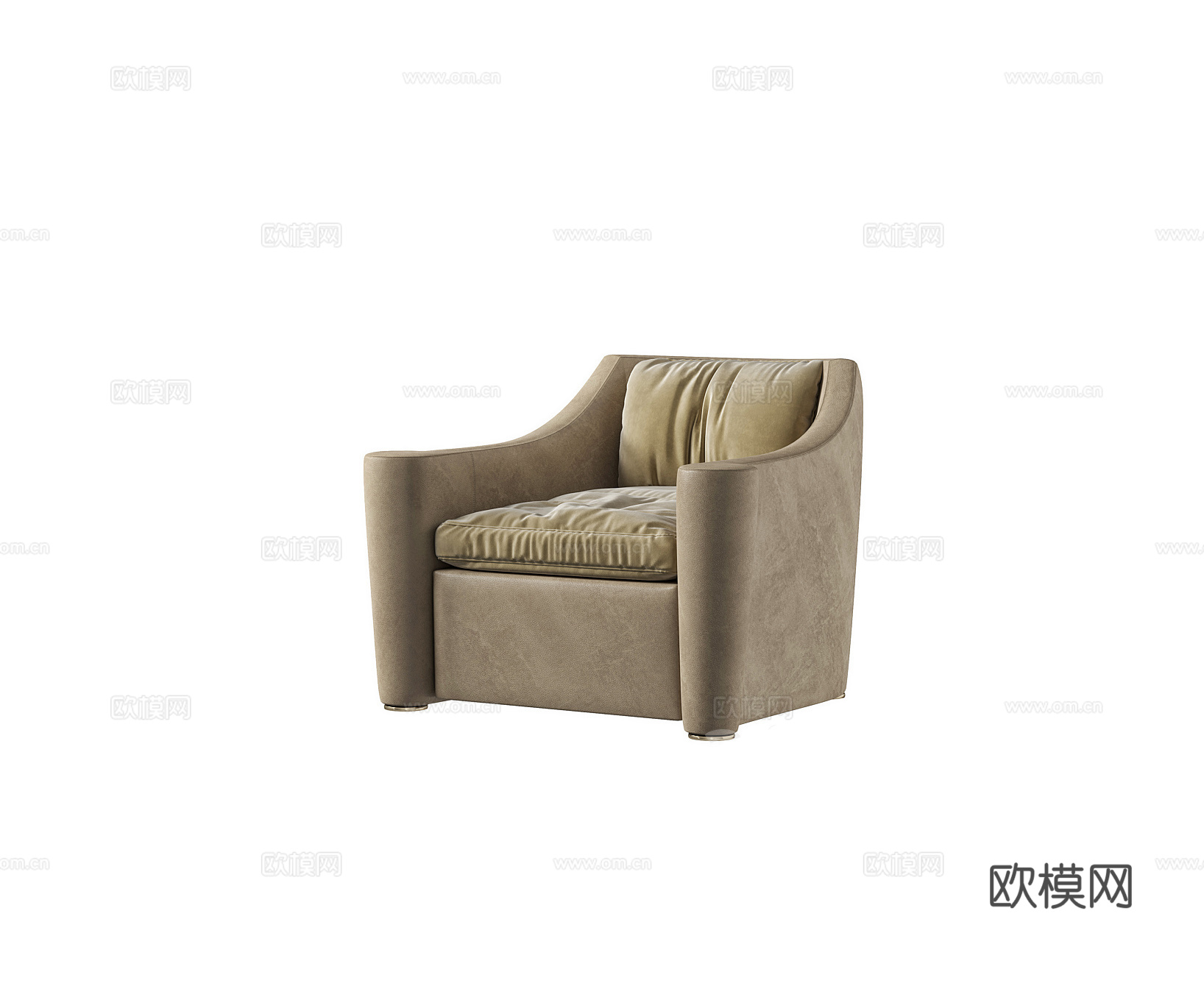 giorgio 意式单人沙发3d模型下载（渲染图3）